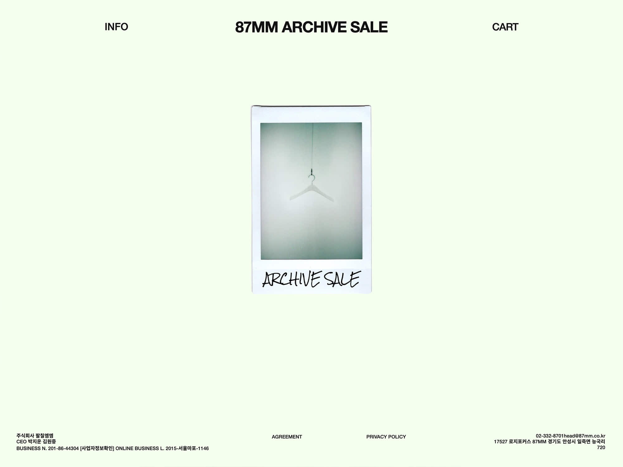 87MM Archive Sale
